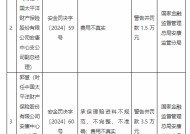 太保产险安康中心支公司被罚36万元：因承保理赔资料不规范、不完整、不准确 业务财务费用不真实